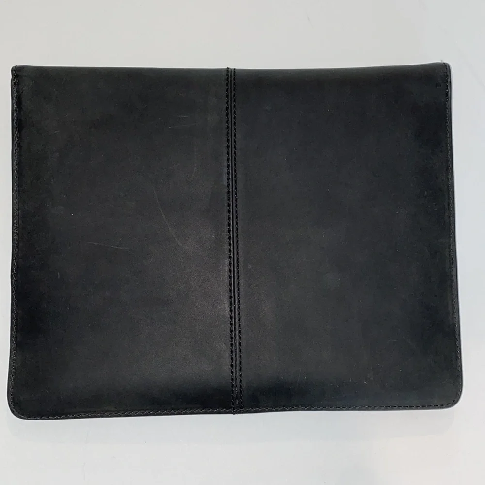 Black Leather Tablet Sleeve by Port